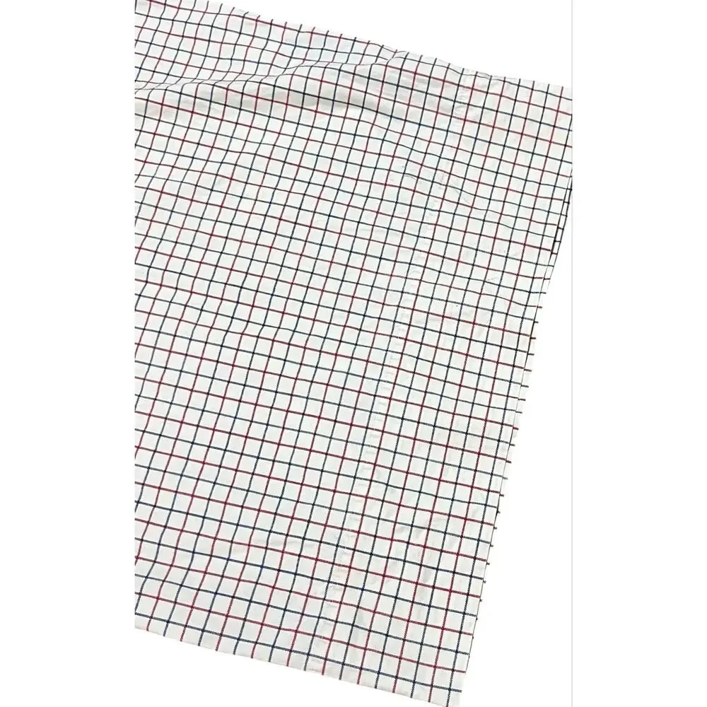 Ralph Lauren Vintage Pillowcases Oxfordshire Eaton Plaid King Set of 2 Cotton